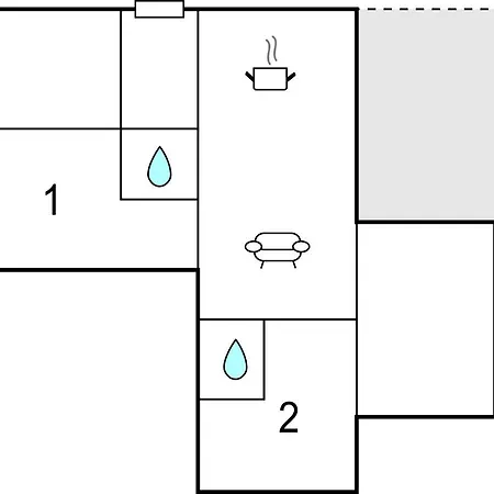 公寓 Stunning In Hillerd With Wifi And 2 Bedrooms *